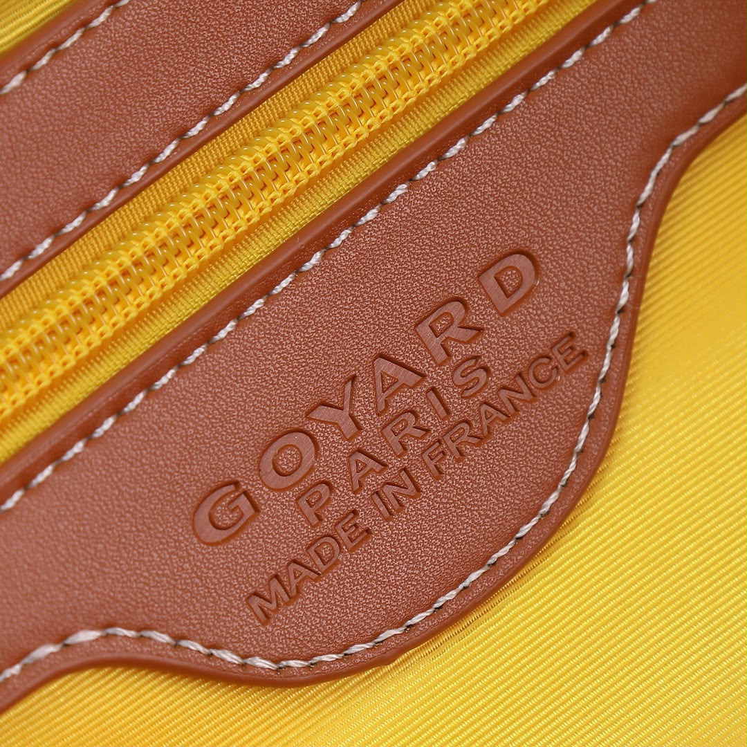 Goyard Boeing 50 Duffle Bag (Navy Blue Goyardine Canvas / Navy Blue Leather Trim)