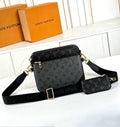 Louis Vuitton Trio Messenger Bag (Monogram Eclipse & Monogram Eclipse Reverse Canvas / Gold Hardware)