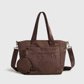 Alo Yoga Recycled Off-Duty Tote (Espresso / Chocolate Brown)