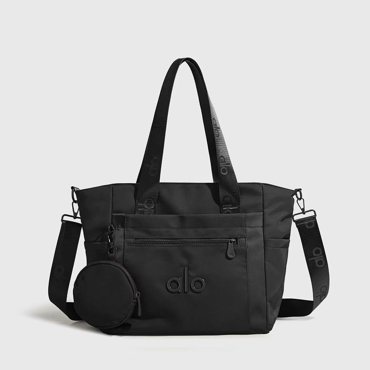 Alo Yoga Recycled Off-Duty Tote (Black)