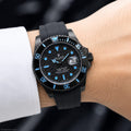 Rolex Submariner Date Carbon Blue Accents (Carbon Fiber / Black / Light Blue)