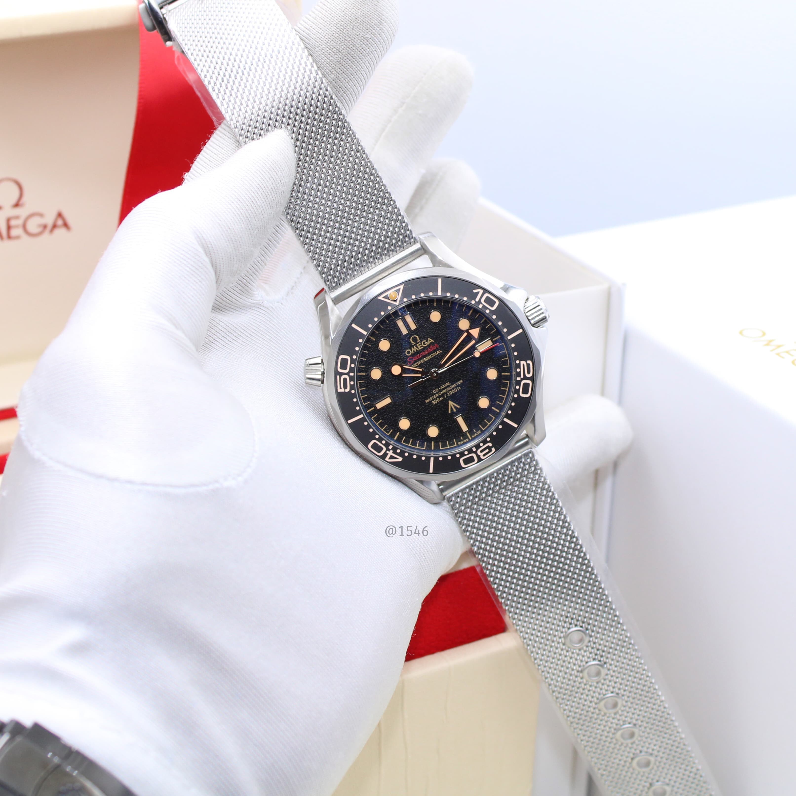 Omega Seamaster Diver 300M 007 Edition "No Time To Die" (Matte Black / Titanium)