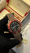 Omega Seamaster Diver 300M Co-Axial Master Chronometer (Burgundy / Gold)