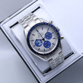 Omega Speedmaster Anniversary Series "Silver Snoopy Award" (Silver / Blue)