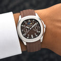 Patek Philippe Aquanaut Annual Calendar (Brown / Steel)