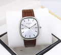 Patek Philippe Golden Ellipse Watch (Silver / Brown)